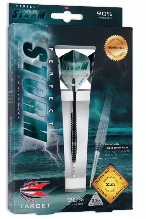 Target Darts Precision Perfect Storm P4 Black 90% Tungsten